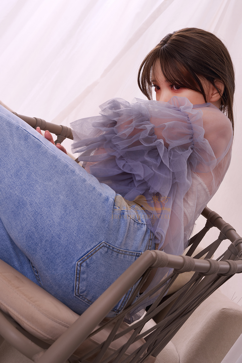 161cm E-Cup Silicone Sex Doll – Lumith Realistic Asian Silicone Doll – Detailed Design, Busty