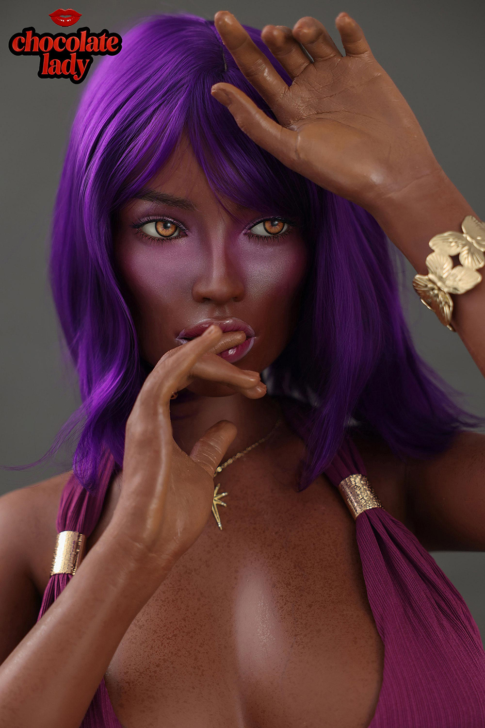 163cm D-Cup Silicone Sex Doll - Isvella High-End Silicone Sex Doll – Busty D-Cup Ebony Beauty 163cm Life Size Realistic Doll