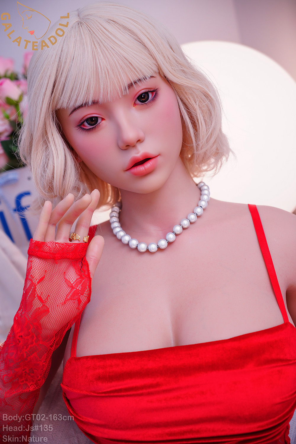 163cm D-Cup Silicone Sex Doll - Wynloria Busty Silicone Sex Doll, Soft & Elastic with High Realism