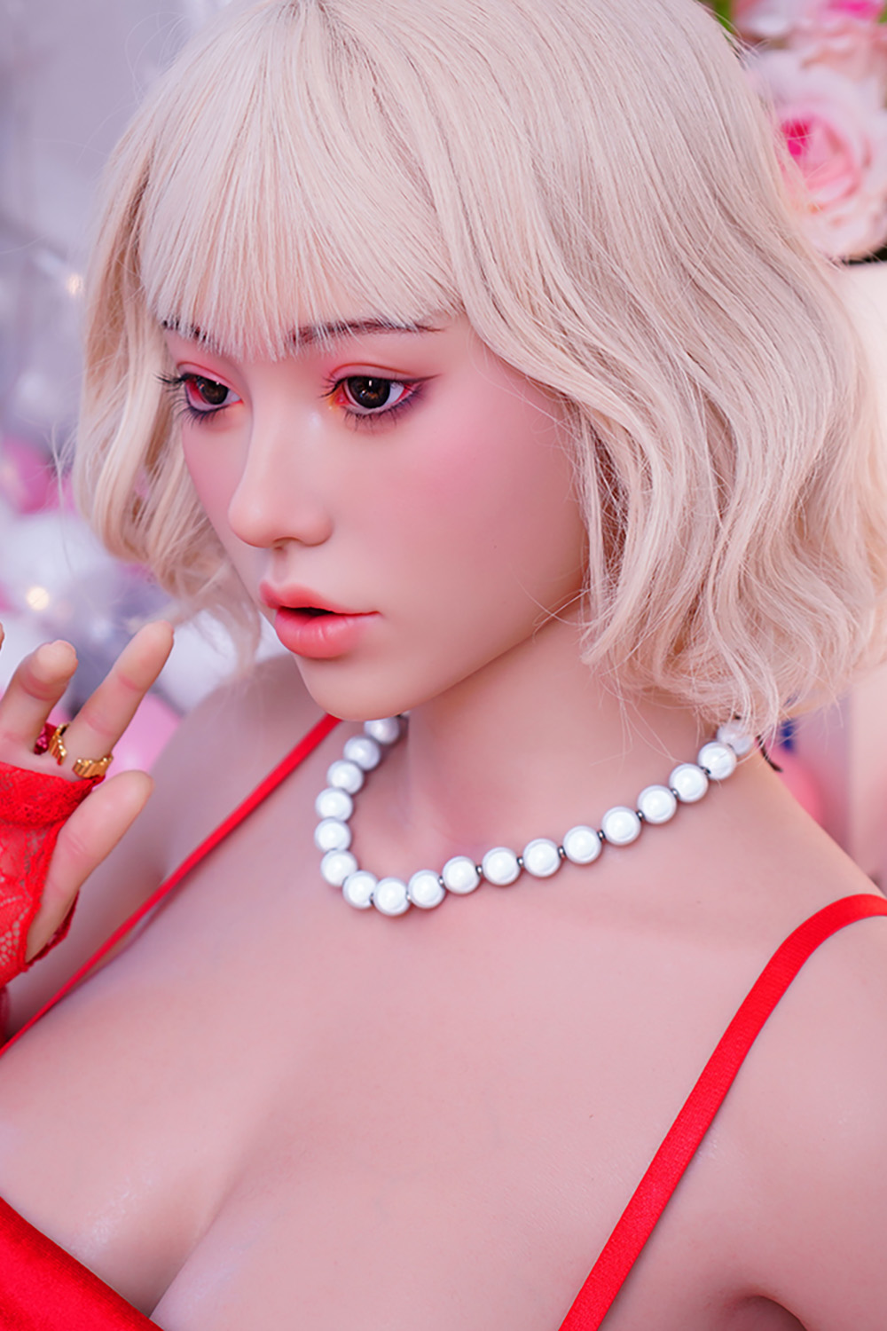 163cm D-Cup Silicone Sex Doll - Wynloria Busty Silicone Sex Doll, Soft & Elastic with High Realism