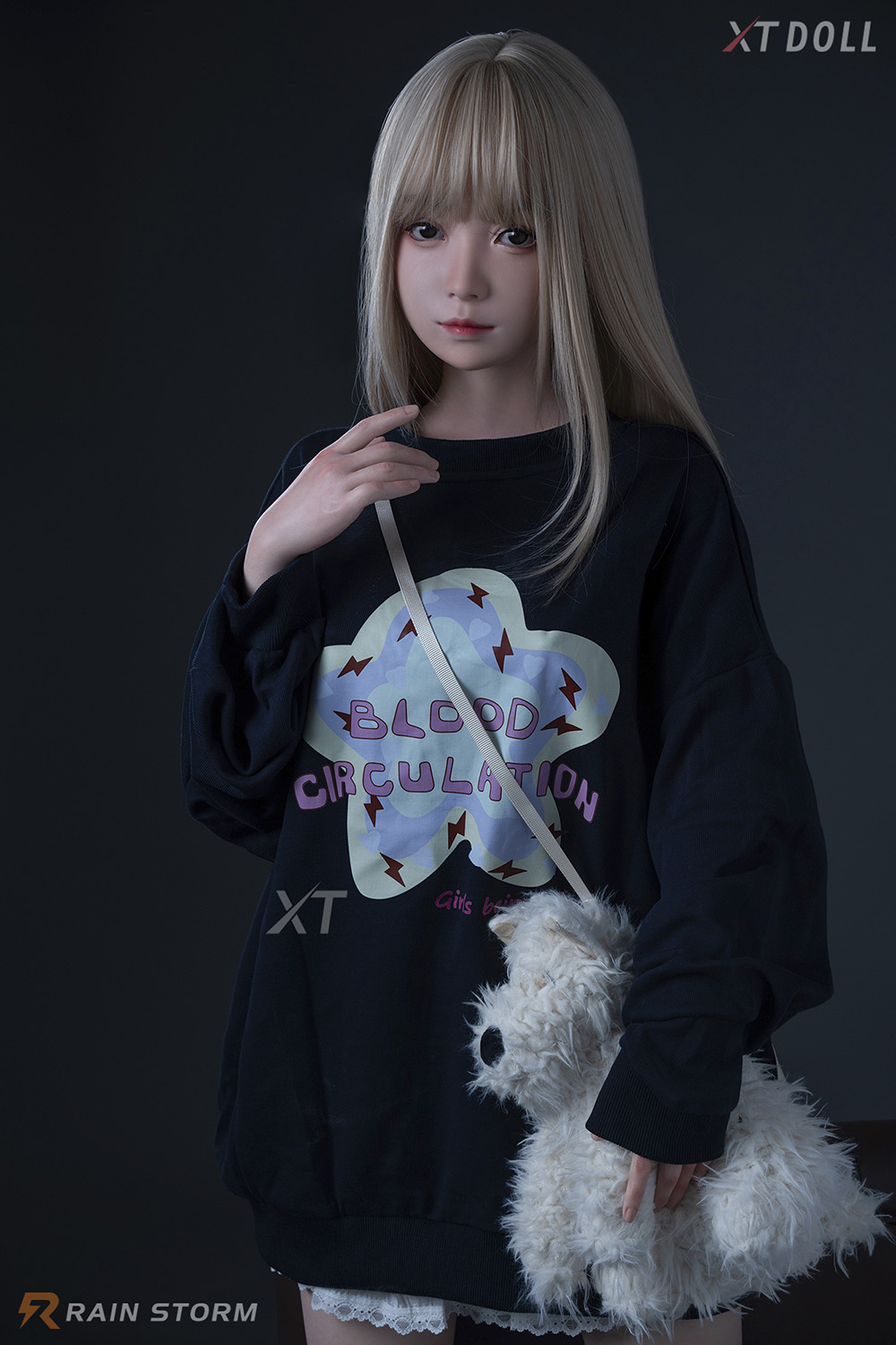 150cm C-Cup Silicone Sex Doll - Rivenelle High-Touch Silicone Doll, Bionic Fascia Layer for Enhanced Feel