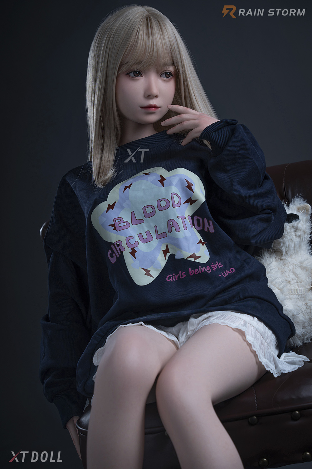 150cm C-Cup Silicone Sex Doll - Rivenelle High-Touch Silicone Doll, Bionic Fascia Layer for Enhanced Feel