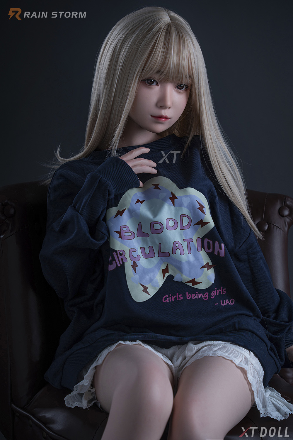 150cm C-Cup Silicone Sex Doll - Rivenelle High-Touch Silicone Doll, Bionic Fascia Layer for Enhanced Feel