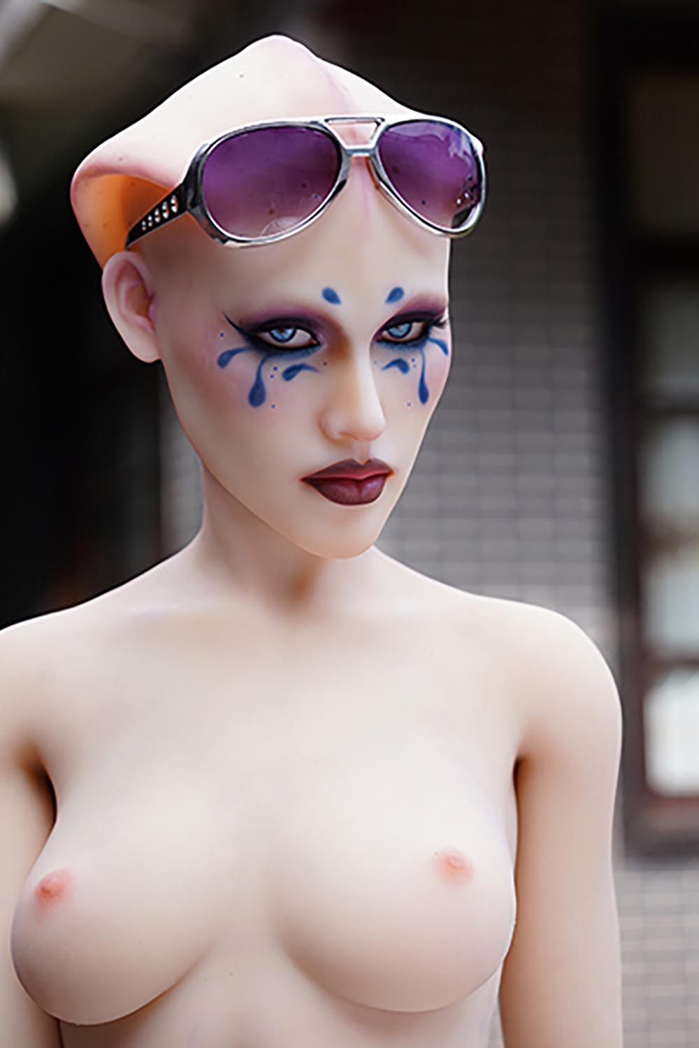 170cm B-Cup TPE Sex Doll - Dovira Life-Size Alien Style TPE Sex Doll with Busty Curvy Body