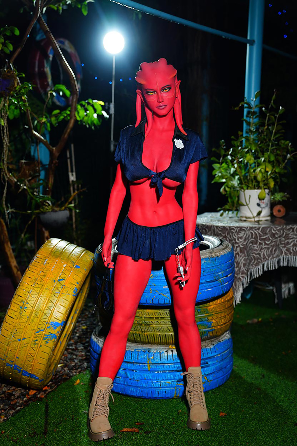 Illaoi Alien Cosplayer Slim Sex Doll