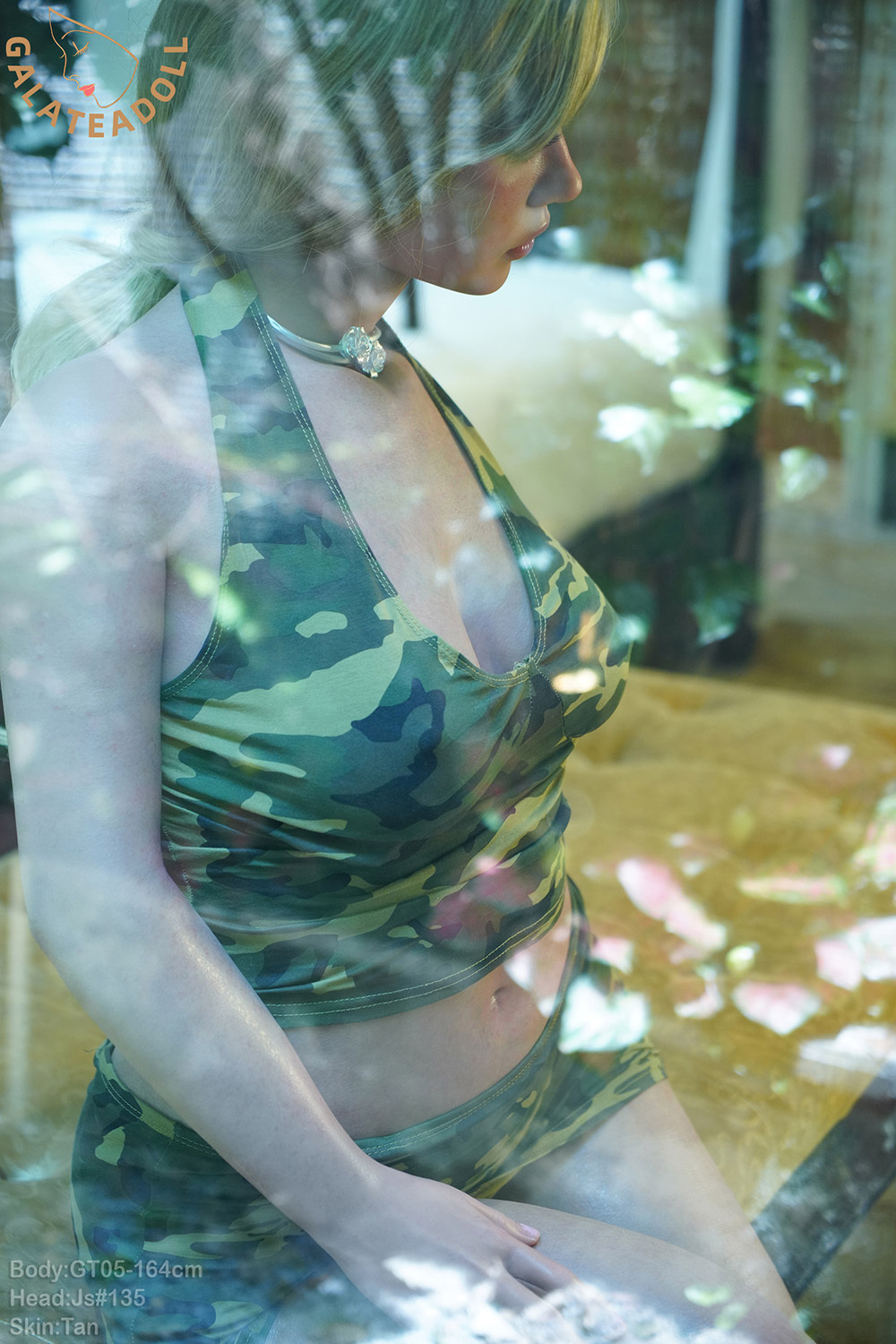 164cm C-Cup Silicone Sex Doll - Salynne Premium Silicone Doll with Large Breasts and Tan Skin Tone