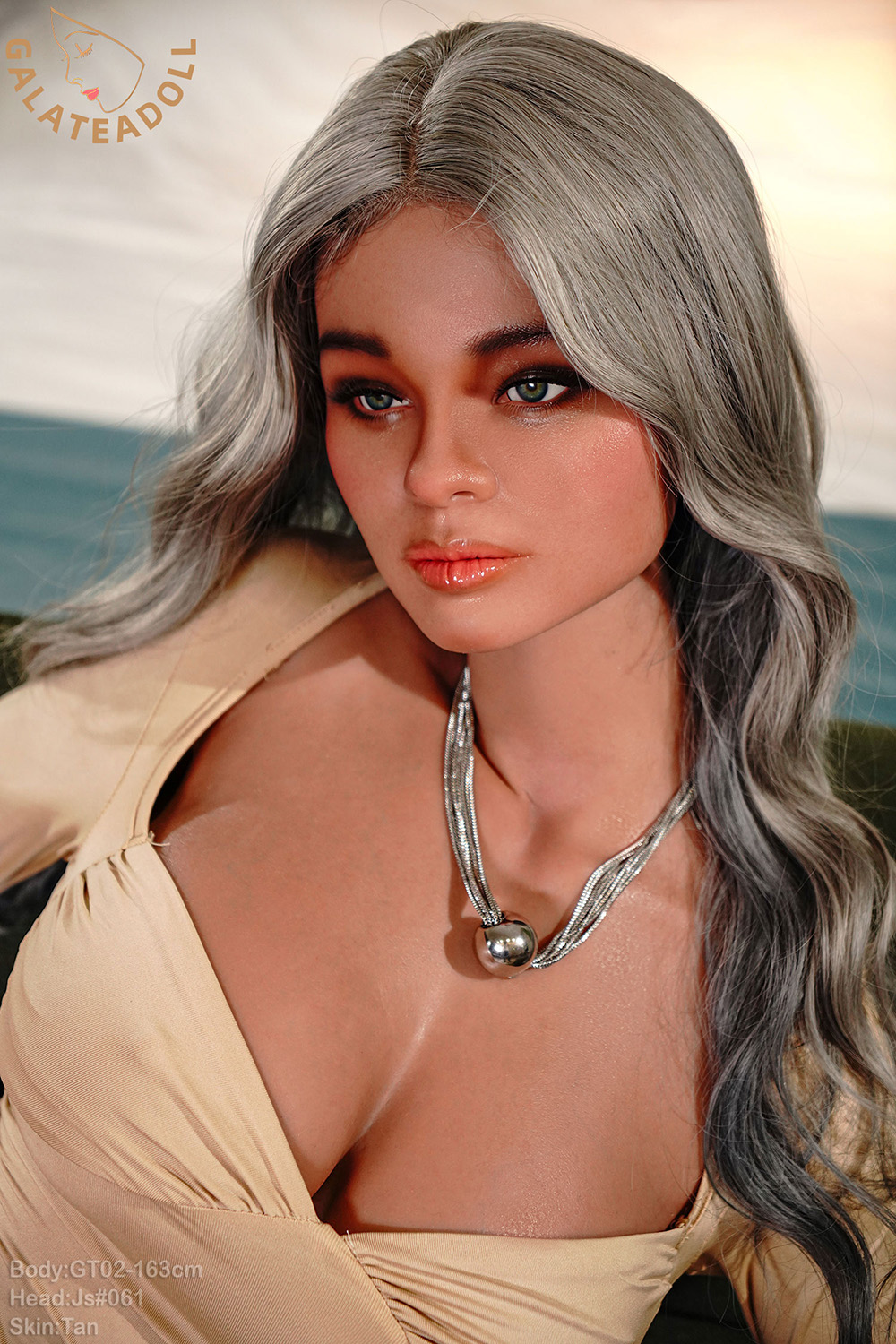 163cm D-Cup Silicone Sex Doll - Selmiora Silicone Realistic Touch, Super Elastic & Firmly Soft