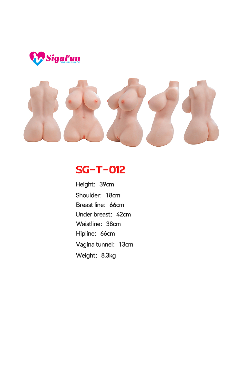 Torso/SG-T-012 Slilcone Sex Torso Dolls