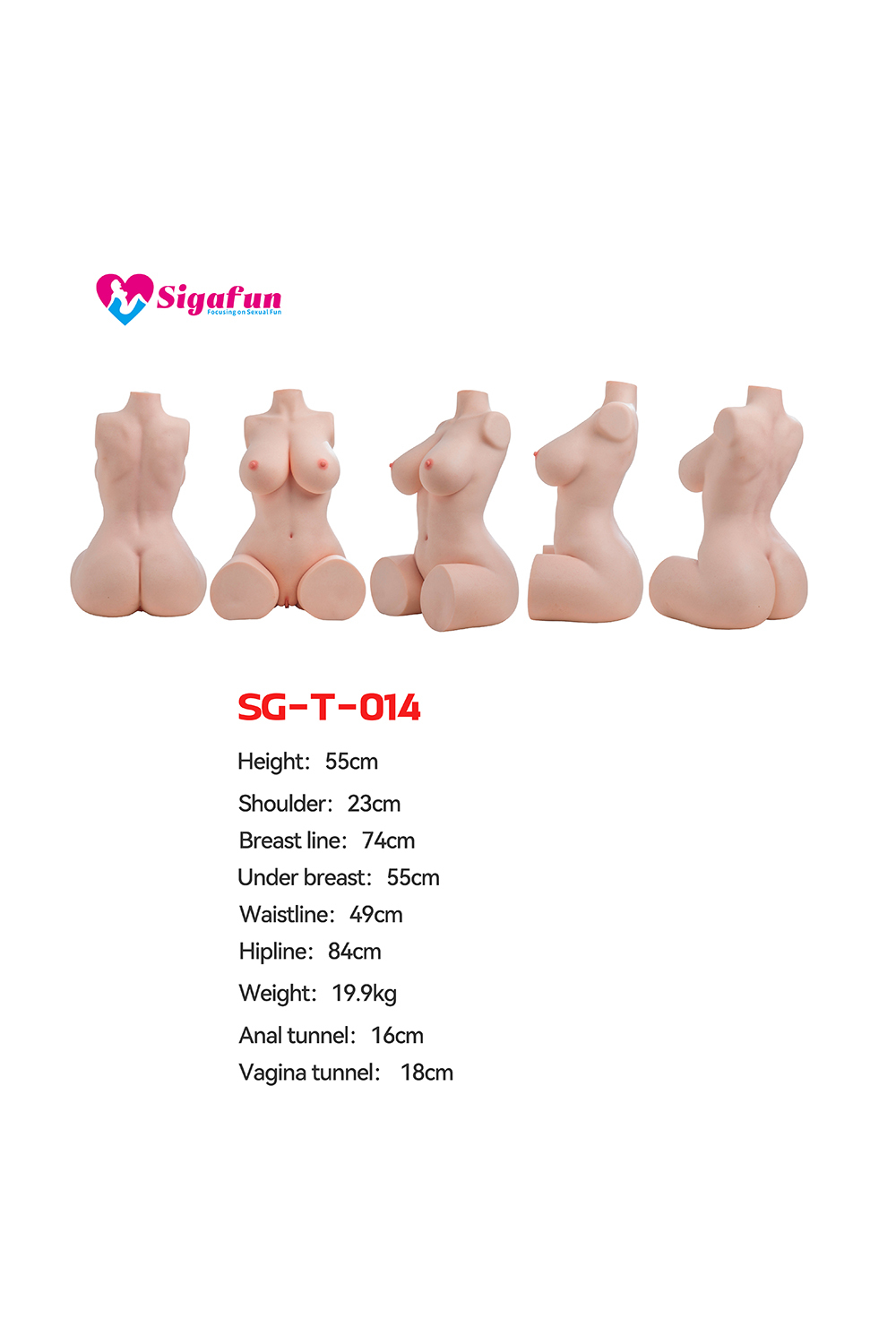 Torso/SG-T-014 Slilcone Sex Torso Dolls