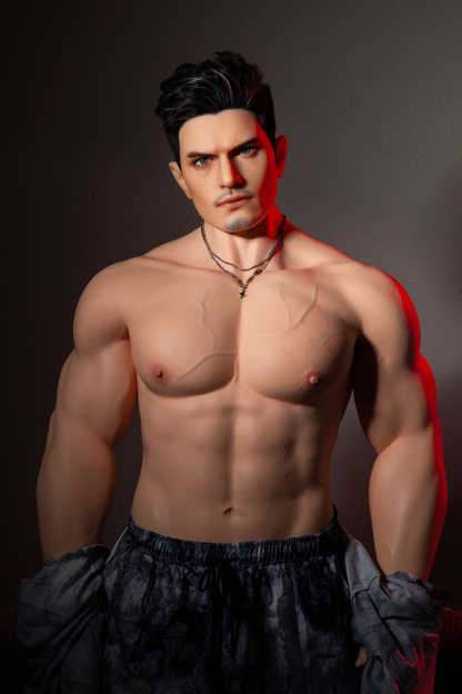 175cm  Silicone Hyper Realistic Muscular Black Hair Sex Doll - Thor for Sale | DollsLover Official Store | Qita Doll
