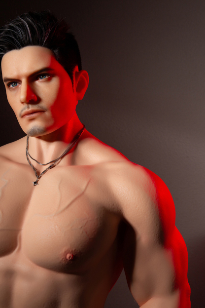 175cm  Silicone Hyper Realistic Muscular Black Hair Sex Doll - Thor for Sale | DollsLover Official Store | Qita Doll
