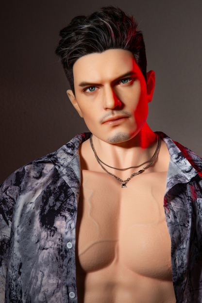 175cm  Silicone Hyper Realistic Muscular Black Hair Sex Doll - Thor for Sale | DollsLover Official Store | Qita Doll
