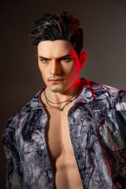 175cm  Silicone Hyper Realistic Muscular Black Hair Sex Doll - Thor for Sale | DollsLover Official Store | Qita Doll
