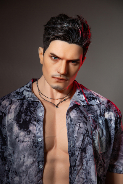 175cm  Silicone Hyper Realistic Muscular Black Hair Sex Doll - Thor for Sale | DollsLover Official Store | Qita Doll
