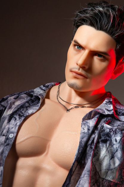 175cm  Silicone Hyper Realistic Muscular Black Hair Sex Doll - Thor for Sale | DollsLover Official Store | Qita Doll
