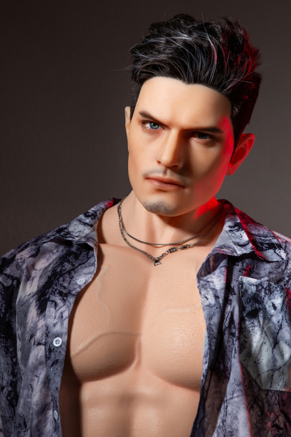 175cm  Silicone Hyper Realistic Muscular Black Hair Sex Doll - Thor for Sale | DollsLover Official Store | Qita Doll
