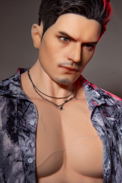 175cm  Silicone Hyper Realistic Muscular Black Hair Sex Doll - Thor for Sale | DollsLover Official Store | Qita Doll
