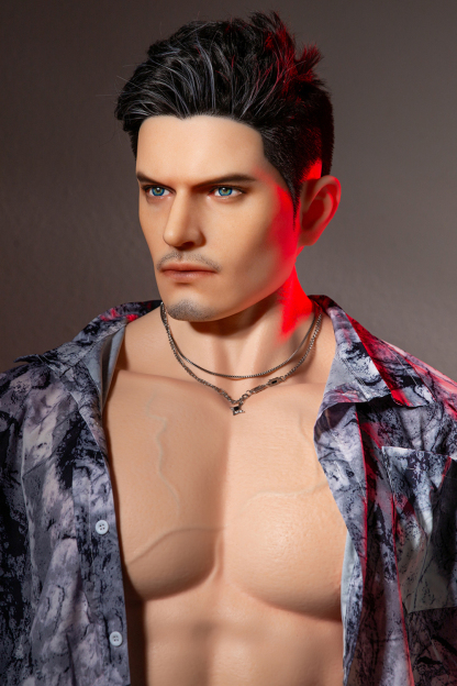 175cm  Silicone Hyper Realistic Muscular Black Hair Sex Doll - Thor for Sale | DollsLover Official Store | Qita Doll
