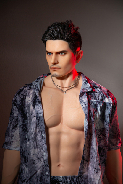 175cm  Silicone Hyper Realistic Muscular Black Hair Sex Doll - Thor for Sale | DollsLover Official Store | Qita Doll
