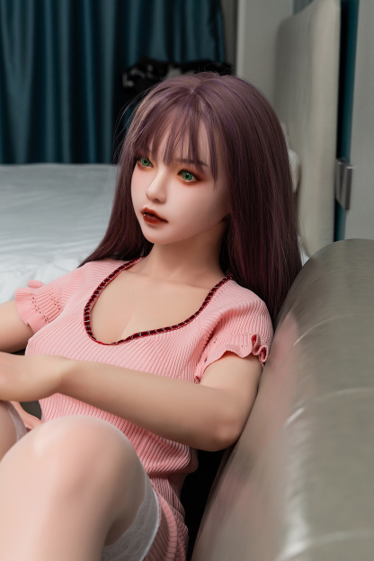 150cm H-Cup Silicone Head TPE Body Lifelike Asian Purple Hair Sex Doll - Lyssandre for Sale | DollsLover Official Store | Qita Doll