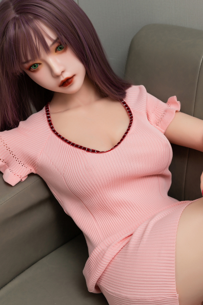 150cm H-Cup Silicone Head TPE Body Lifelike Asian Purple Hair Sex Doll - Lyssandre for Sale | DollsLover Official Store | Qita Doll
