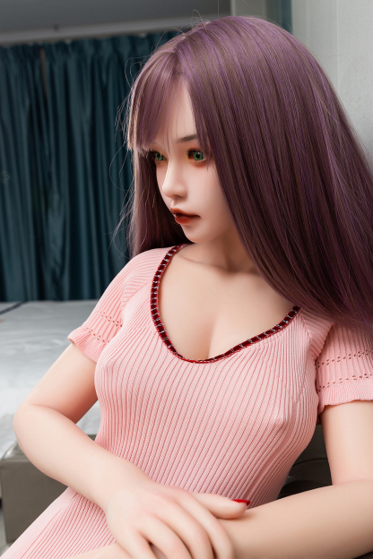 150cm H-Cup Silicone Head TPE Body Lifelike Asian Purple Hair Sex Doll - Lyssandre for Sale | DollsLover Official Store | Qita Doll