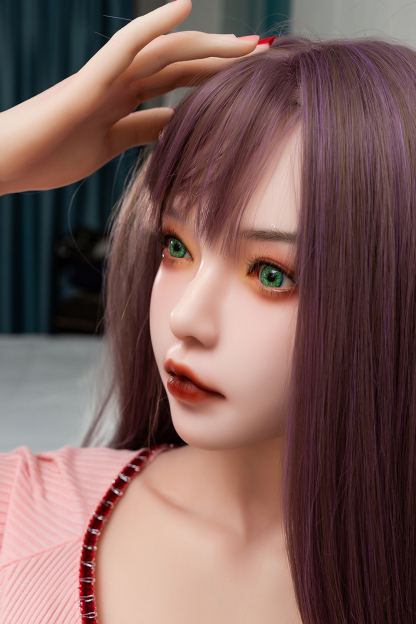 150cm H-Cup Silicone Head TPE Body Lifelike Asian Purple Hair Sex Doll - Lyssandre for Sale | DollsLover Official Store | Qita Doll