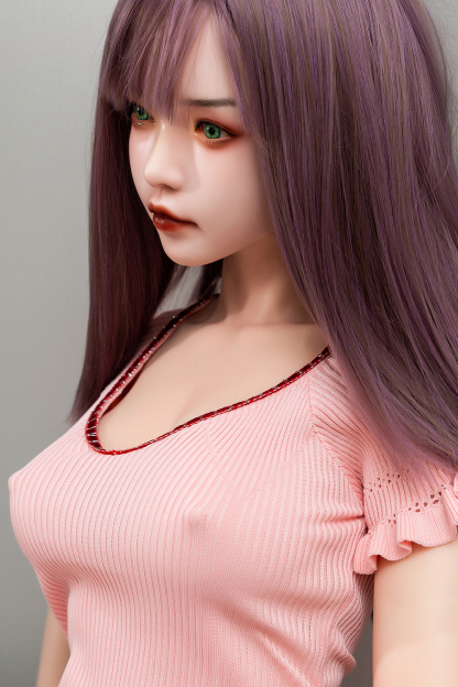 150cm H-Cup Silicone Head TPE Body Lifelike Asian Purple Hair Sex Doll - Lyssandre for Sale | DollsLover Official Store | Qita Doll