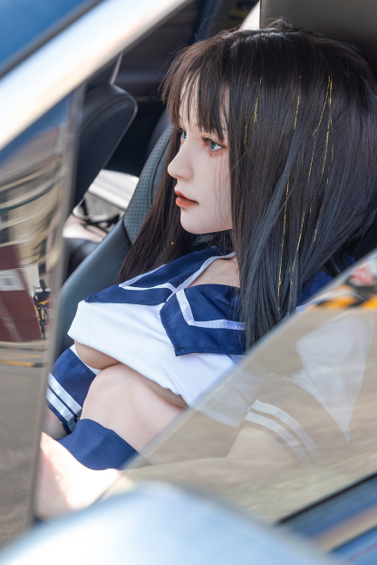 150cm H-Cup Silicone Head TPE Body Realistic Sweet Black Hair Sex Doll - Rhionis for Sale | DollsLover Official Store | Qita Doll