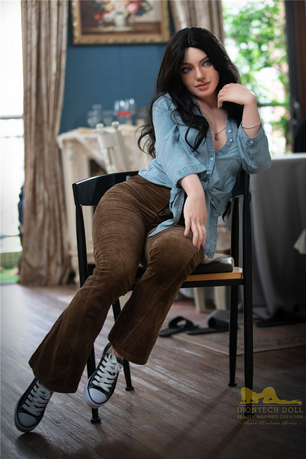 152cm/5ft A-Cup Silicone Sex Doll - Ivy Tall & Slim Silicone Sex Doll, Elegant Posture & Realistic Experience