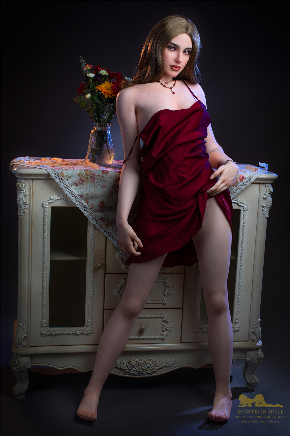 168cm/5ft6 A-Cup Silicone Sex Doll – Adira