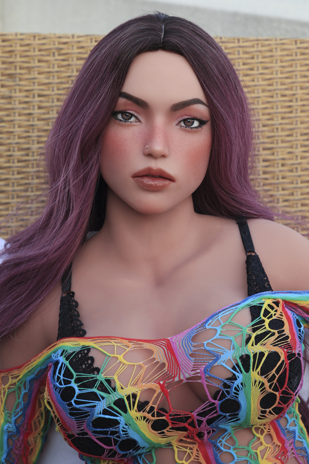 155cm D-Cup Silicone Head Sex Doll - Zaelara Silicone Head Beauty with Curvy European Body