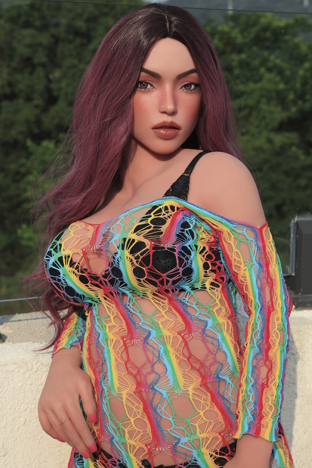 155cm D-Cup Silicone Head Sex Doll - Zaelara Silicone Head Beauty with Curvy European Body