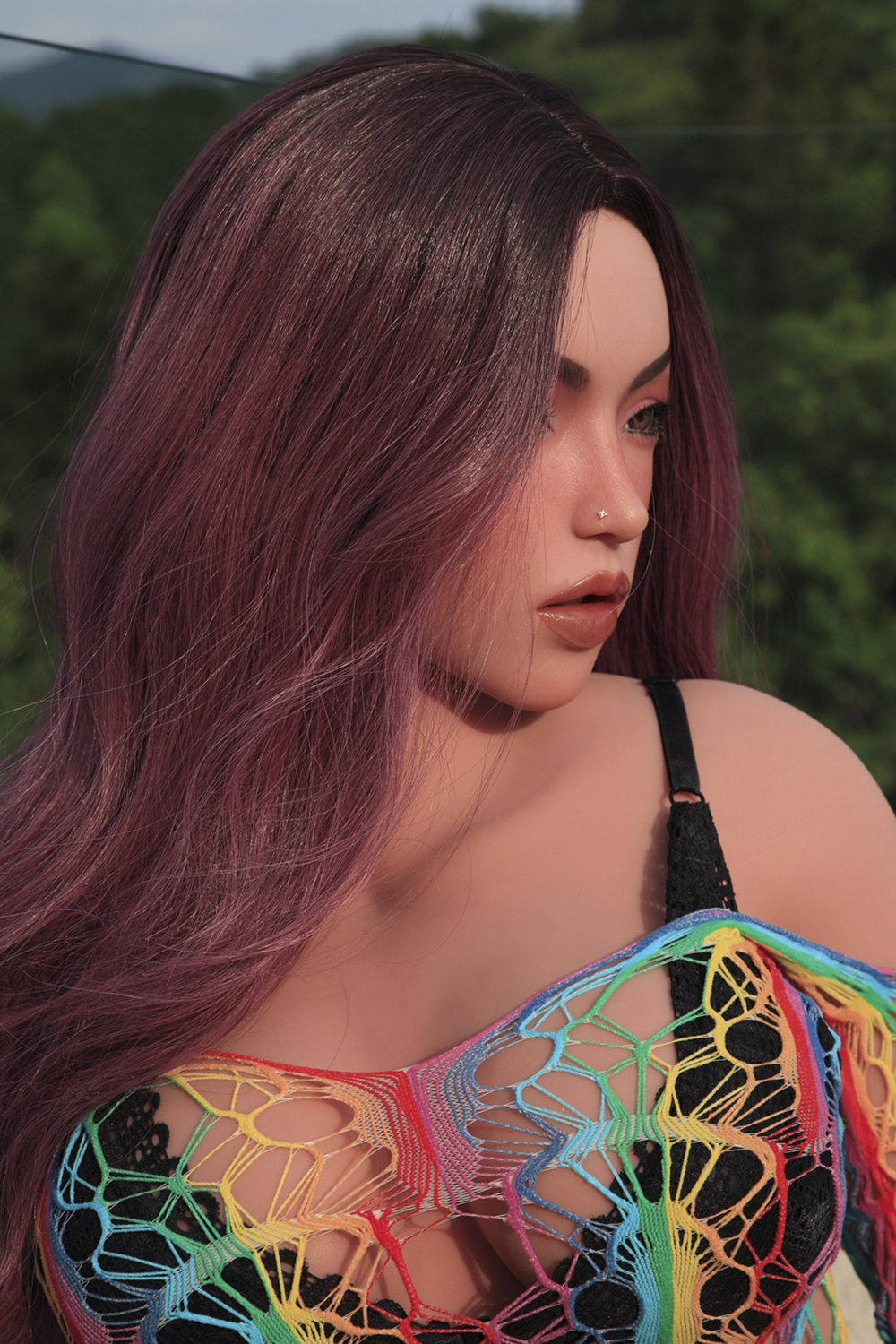 155cm D-Cup Silicone Head Sex Doll - Zaelara Silicone Head Beauty with Curvy European Body