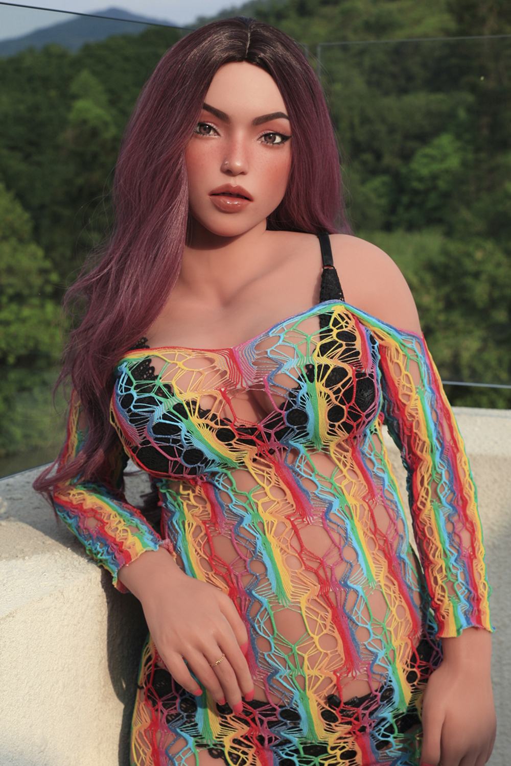 155cm D-Cup Silicone Head Sex Doll - Zaelara Silicone Head Beauty with Curvy European Body