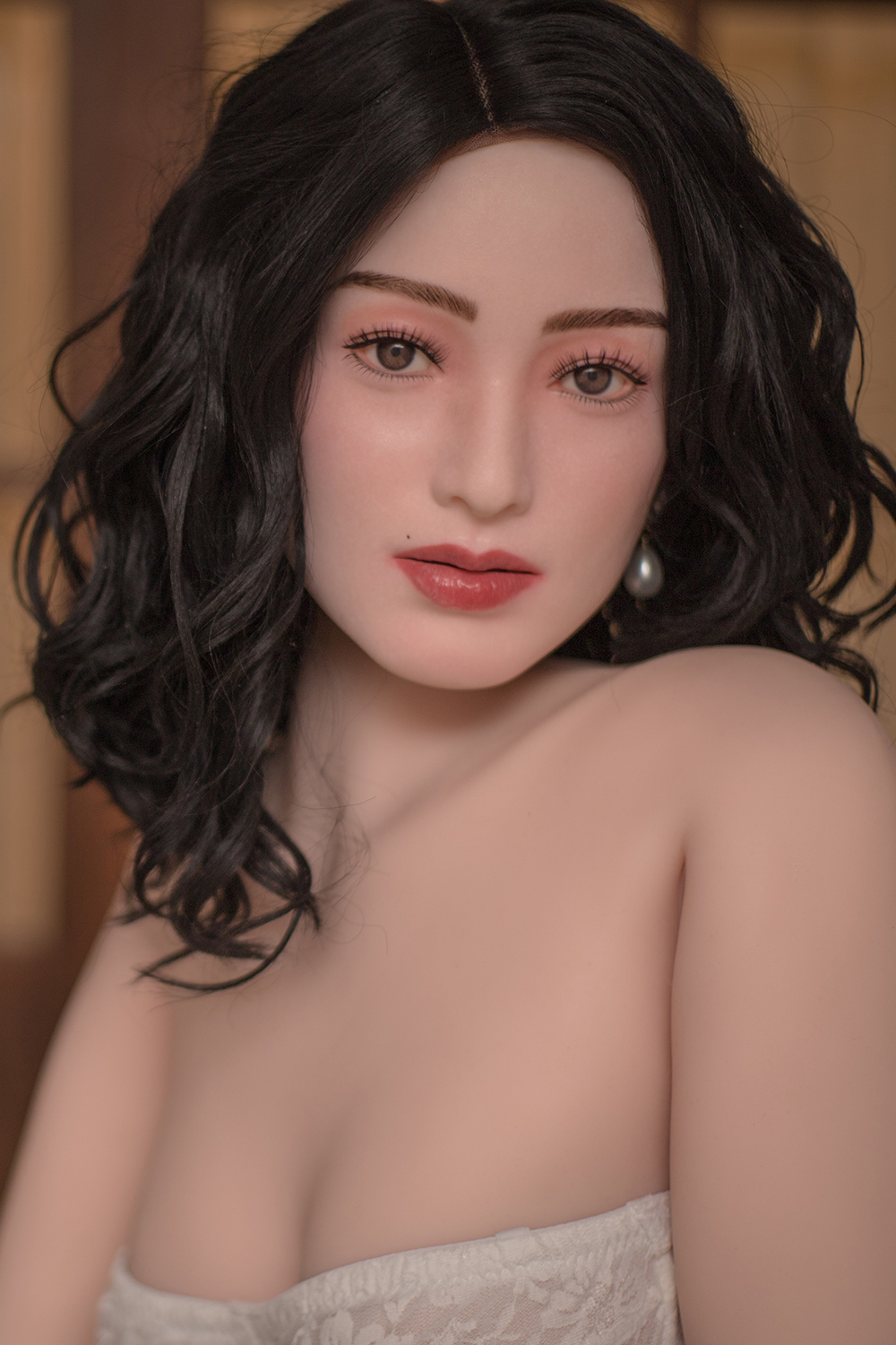 157cm C-Cup Silicone Head Sex Doll - Luxira  Mature Silicone Head Beauty with Wifely Charm