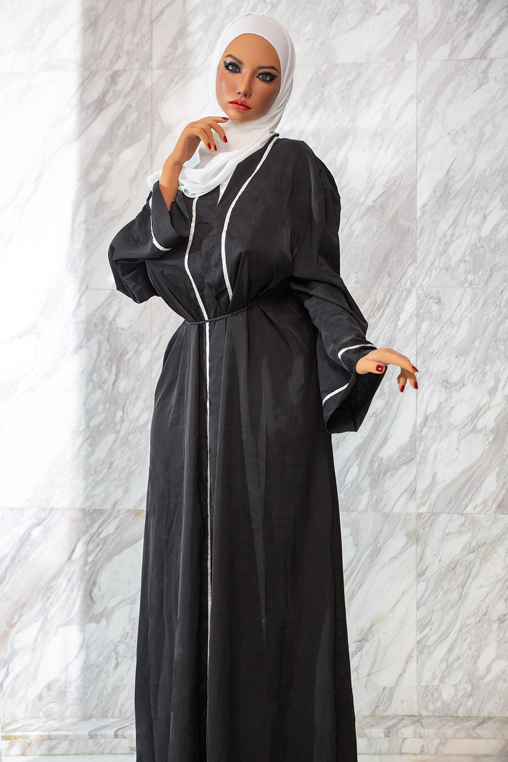 160cm/5ft3 L-Cup Silicone Sex Doll – Rynelle [In Stock USA | Fast Shipping] Western L-Cup Nun Doll – Slim, Huge Boobs