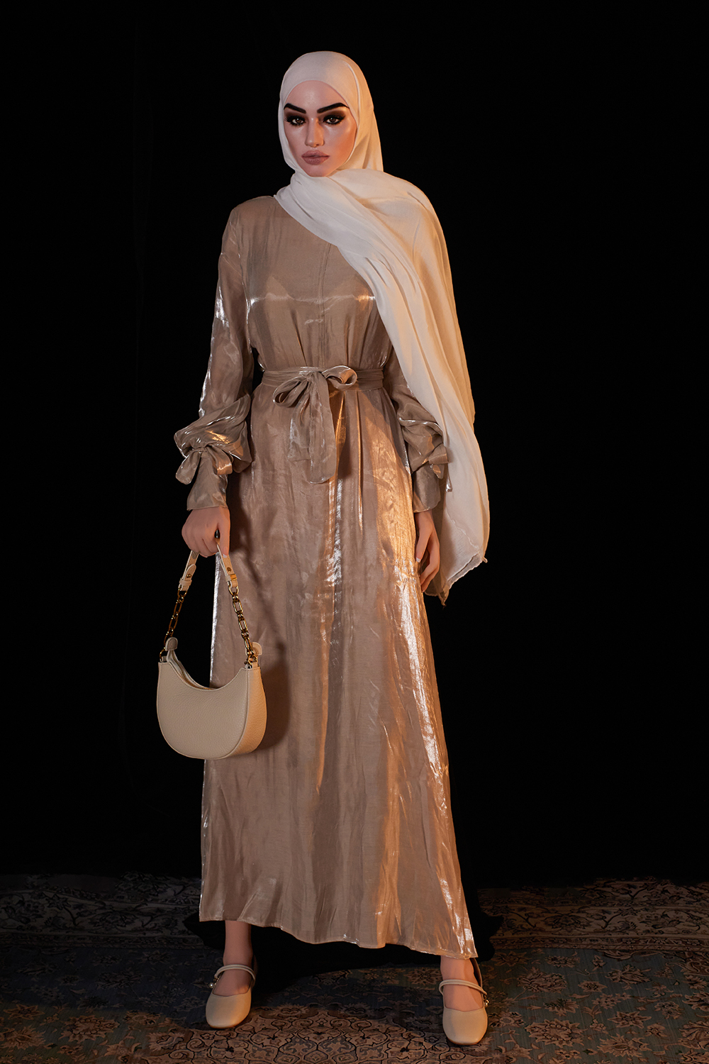 177cm C-Cup Silicone Head Sex Doll - Zarissa Middle Eastern Beauty with Elegant White Hijab