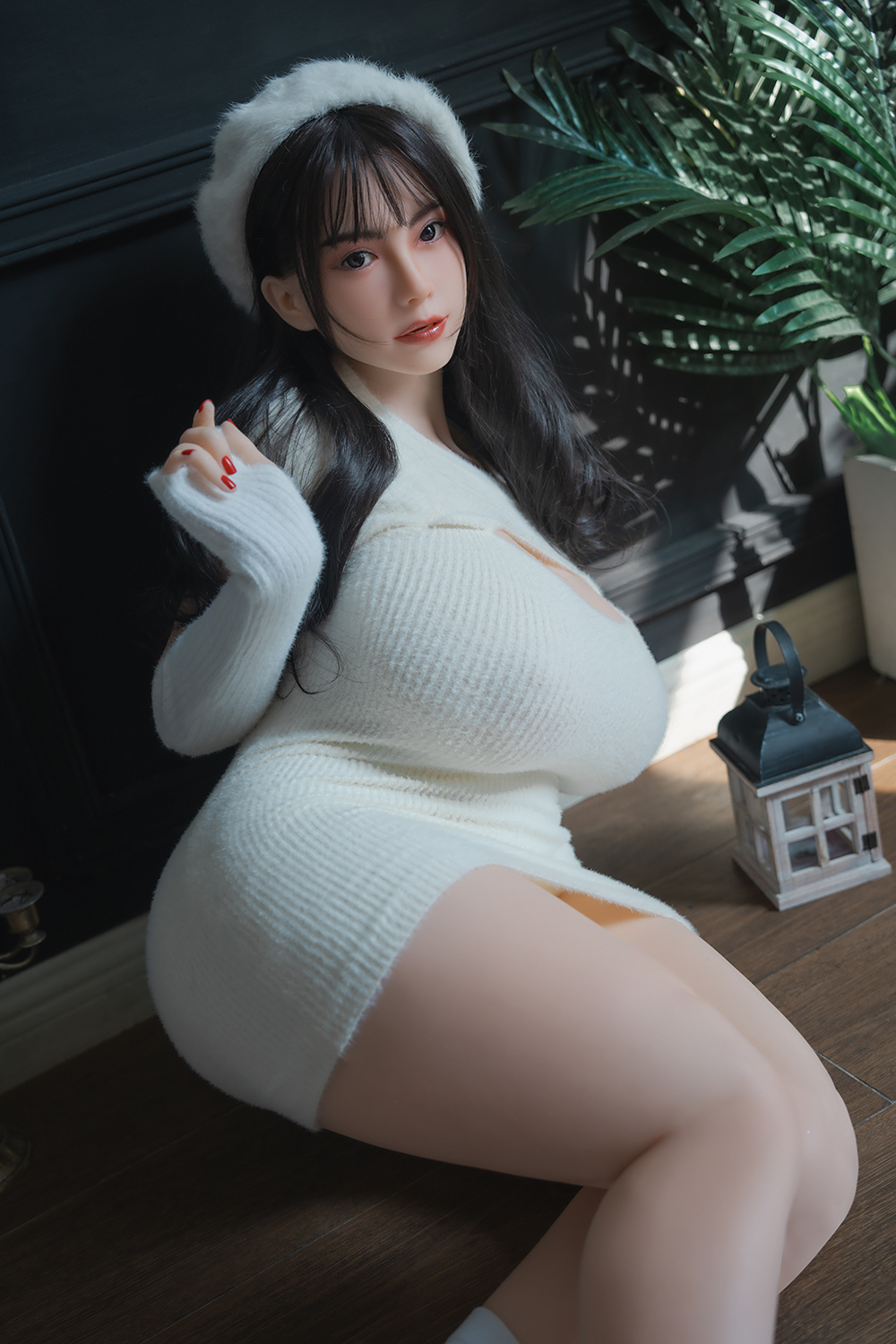 161cm G-Cup Silicone Sex Doll - Hyndessa Ultra-Soft Busty Silicone Sex Doll, Perfect Feel & Realistic Bounce