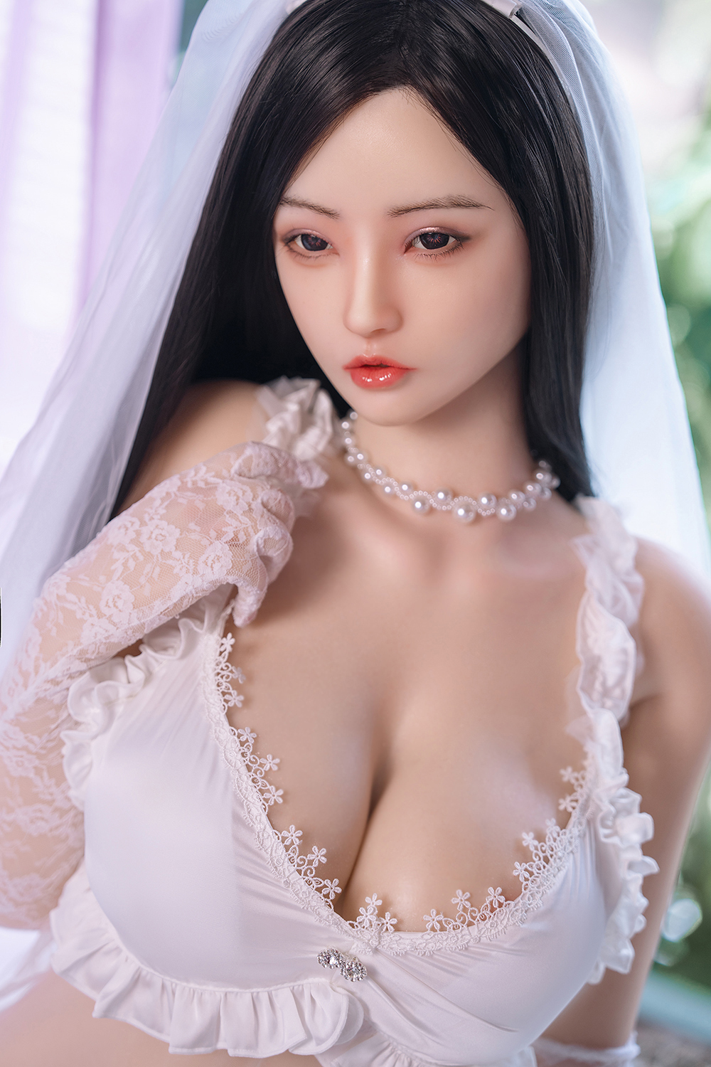 168cm F-Cup Silicone Sex Doll - Wrenara Super Busty Silicone Sex Doll, Deep V-Bust & Ultra-Soft Feel