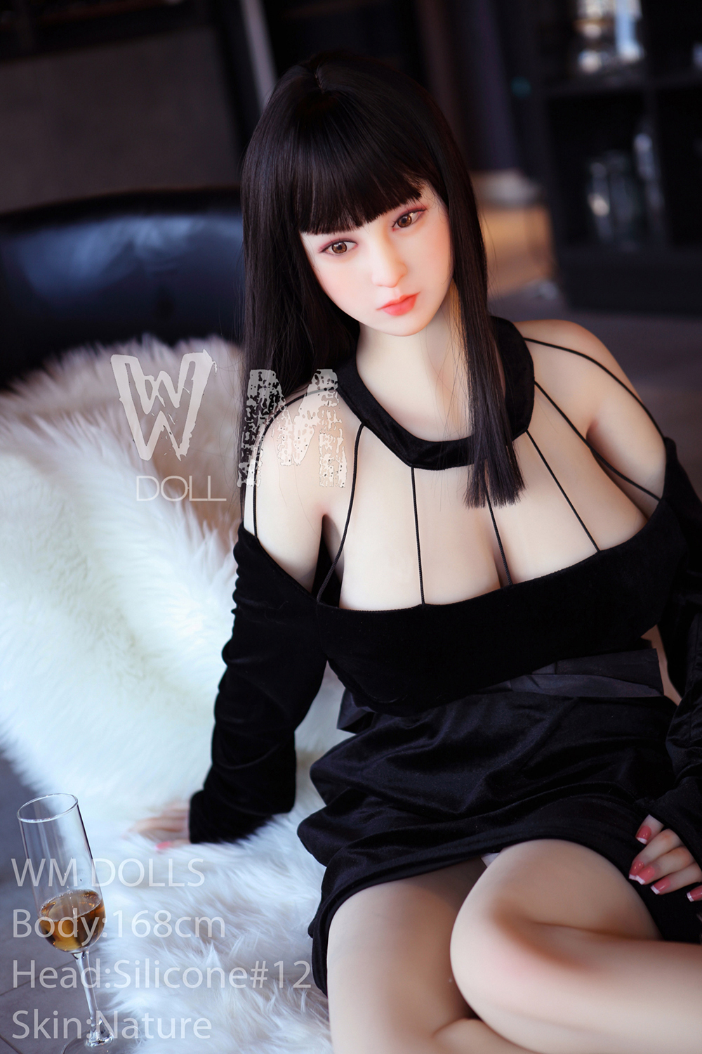 168cm/5ft6 F-Cup Silicone Head Sex Doll - Carly