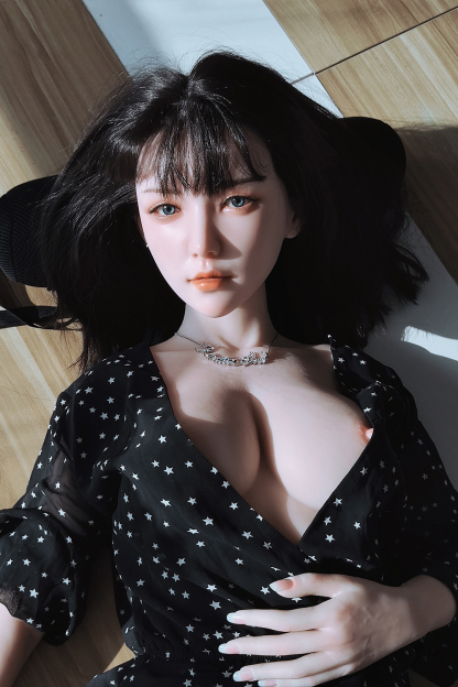162cm B-Cup Silicone Realistic Elegant Black Hair Sex Doll - Phyress for Sale | DollsLover Official Store | Qita Doll