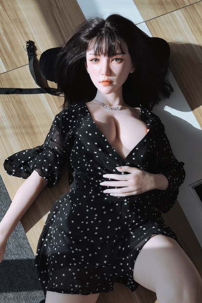 162cm B-Cup Silicone Realistic Elegant Black Hair Sex Doll - Phyress for Sale | DollsLover Official Store | Qita Doll