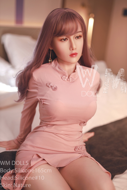 165cm/5ft5 E-Cup Silicone Head Sex Doll – Aubrey-DollsLover Official Store