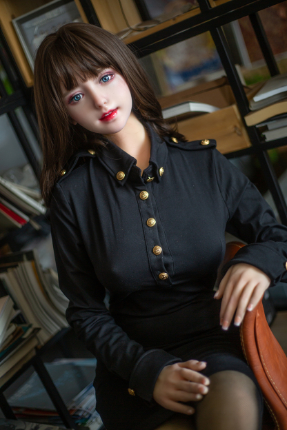 158cm D-Cup Silicone Head TPE Body Realistic Cute Brunette Sex Doll - Daelith for Sale | DollsLover Official Store | Qita Doll