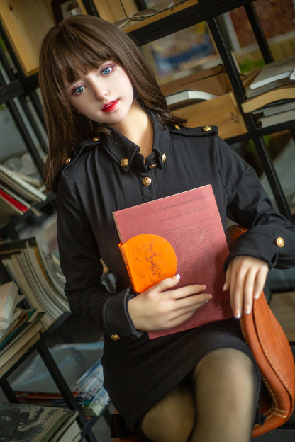 158cm D-Cup Silicone Head TPE Body Realistic Cute Brunette Sex Doll - Daelith for Sale | DollsLover Official Store | Qita Doll