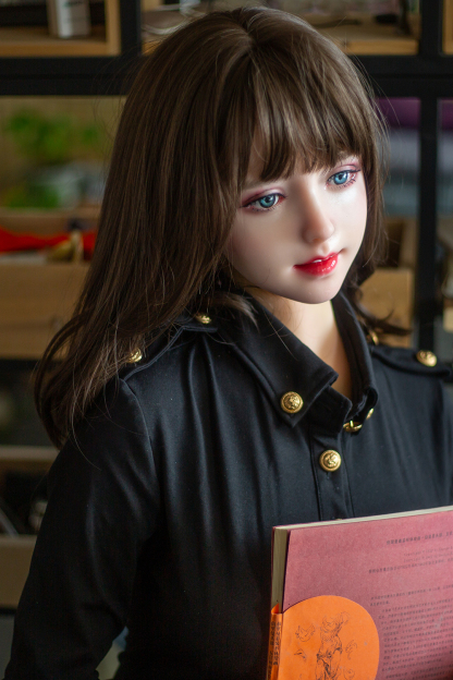 158cm D-Cup Silicone Head TPE Body Realistic Cute Brunette Sex Doll - Daelith for Sale | DollsLover Official Store | Qita Doll