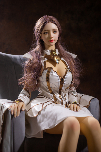 170cm E-Cup Silicone Head TPE Body Realistic Cute Purple Hair Sex Doll - Faryndis for Sale | DollsLover Official Store | Qita Doll