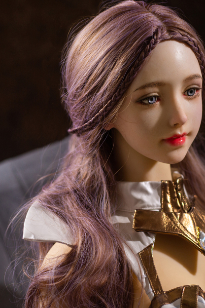 170cm E-Cup Silicone Head TPE Body Realistic Cute Purple Hair Sex Doll - Faryndis for Sale | DollsLover Official Store | Qita Doll
