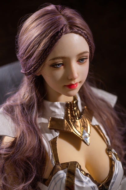 170cm E-Cup Silicone Head TPE Body Realistic Cute Purple Hair Sex Doll - Faryndis for Sale | DollsLover Official Store | Qita Doll